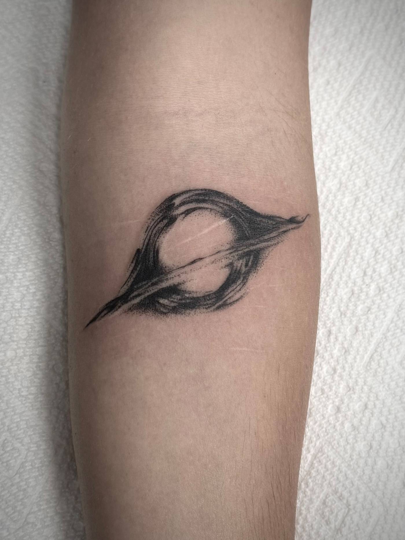 Work by Nick Mella on forearm