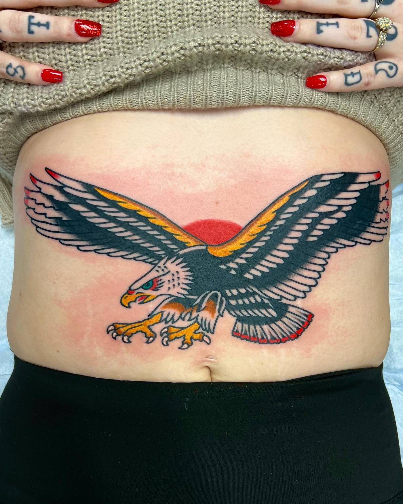Work by Nick Mella on stomach