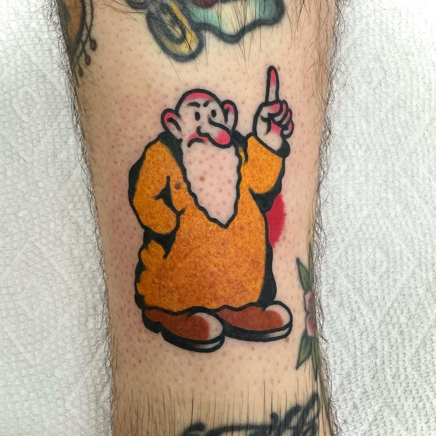 Work by Nick Mella on calf