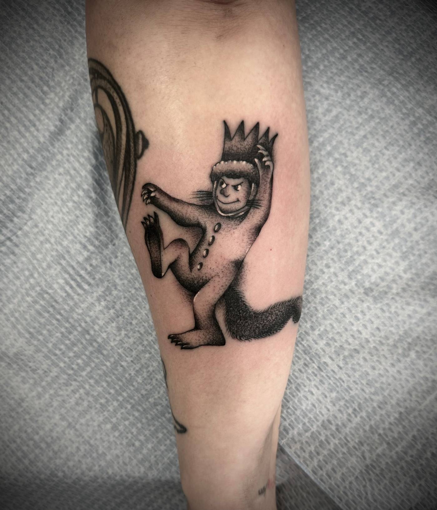 Work by Nick Mella on calf