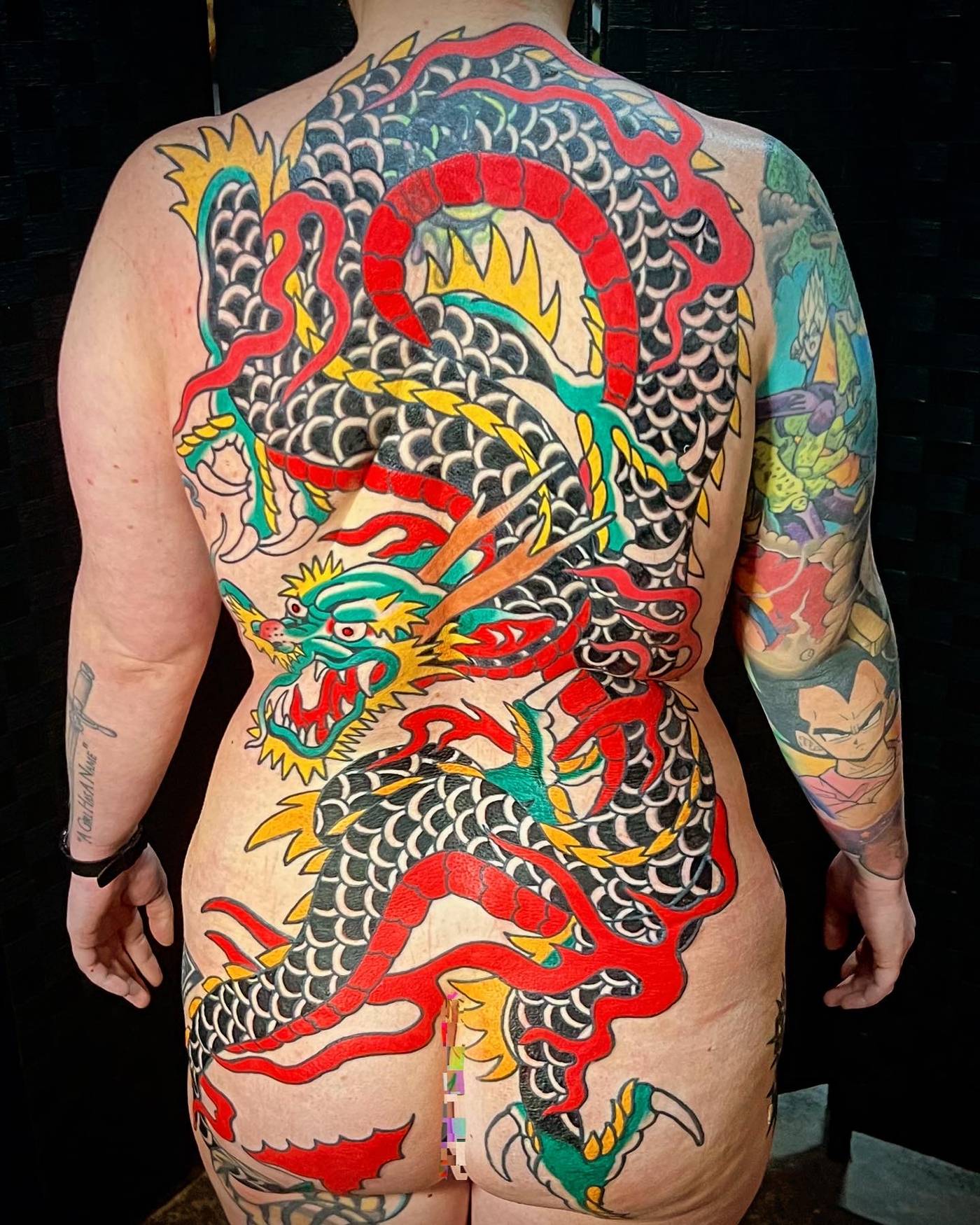 Work by Nick Mella on back