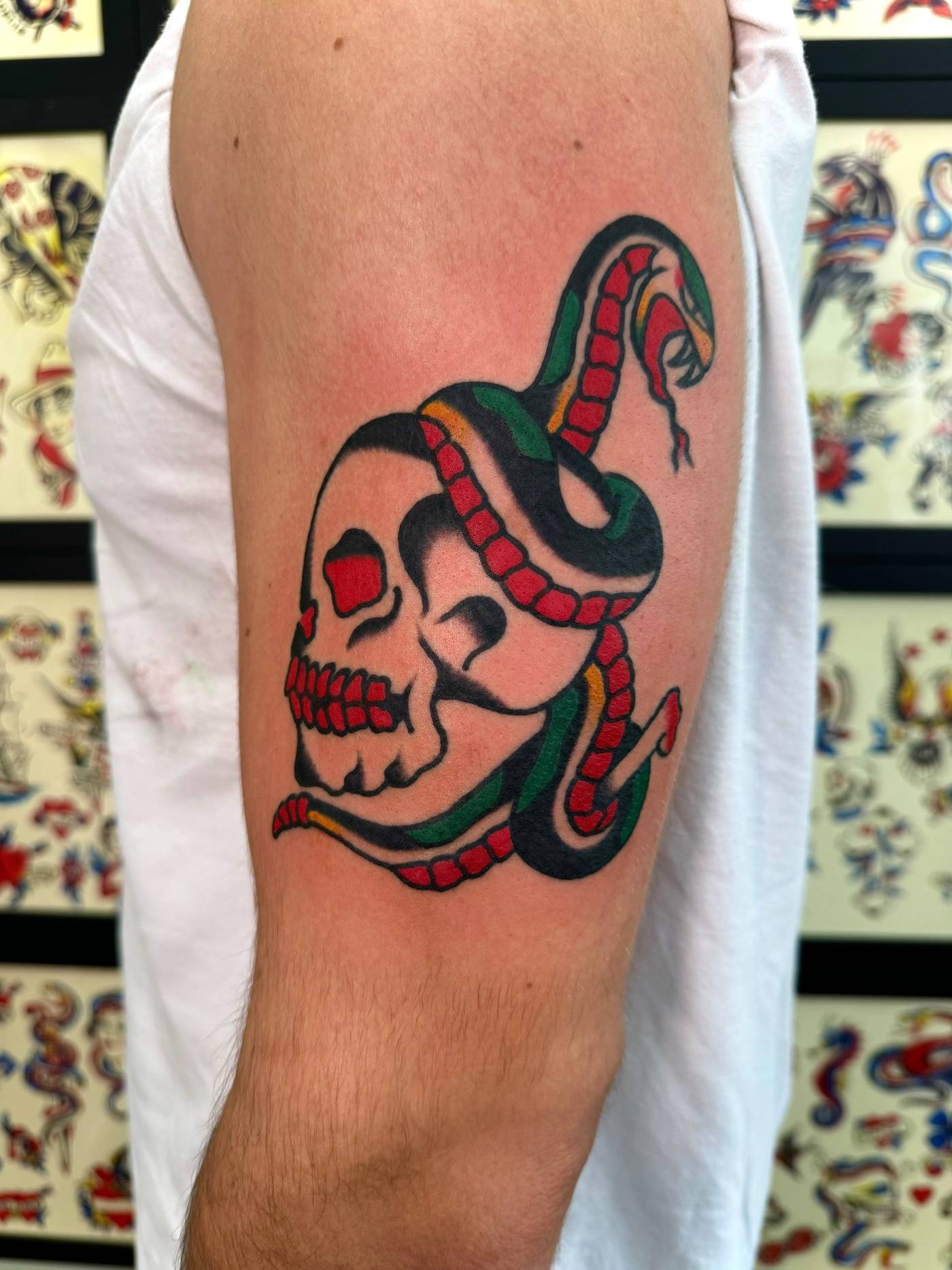 Work by Nick Mella on upper-arm