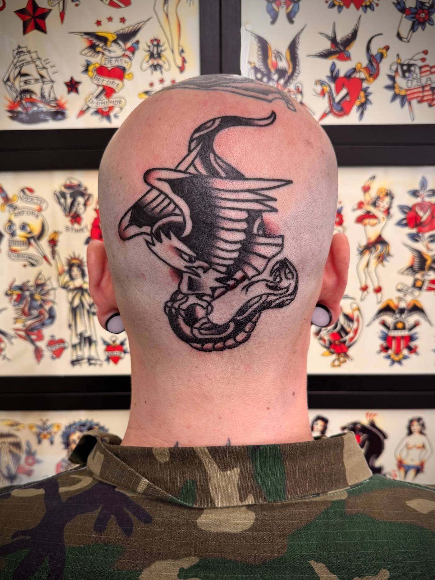 Work by Nick Mella on head