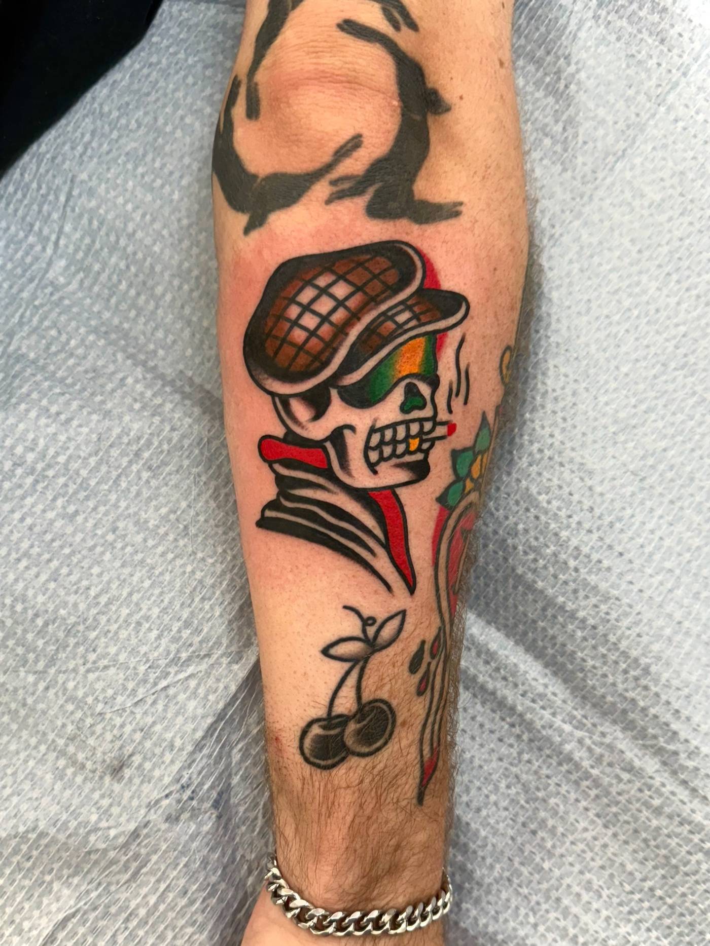 Work by Nick Mella on calf