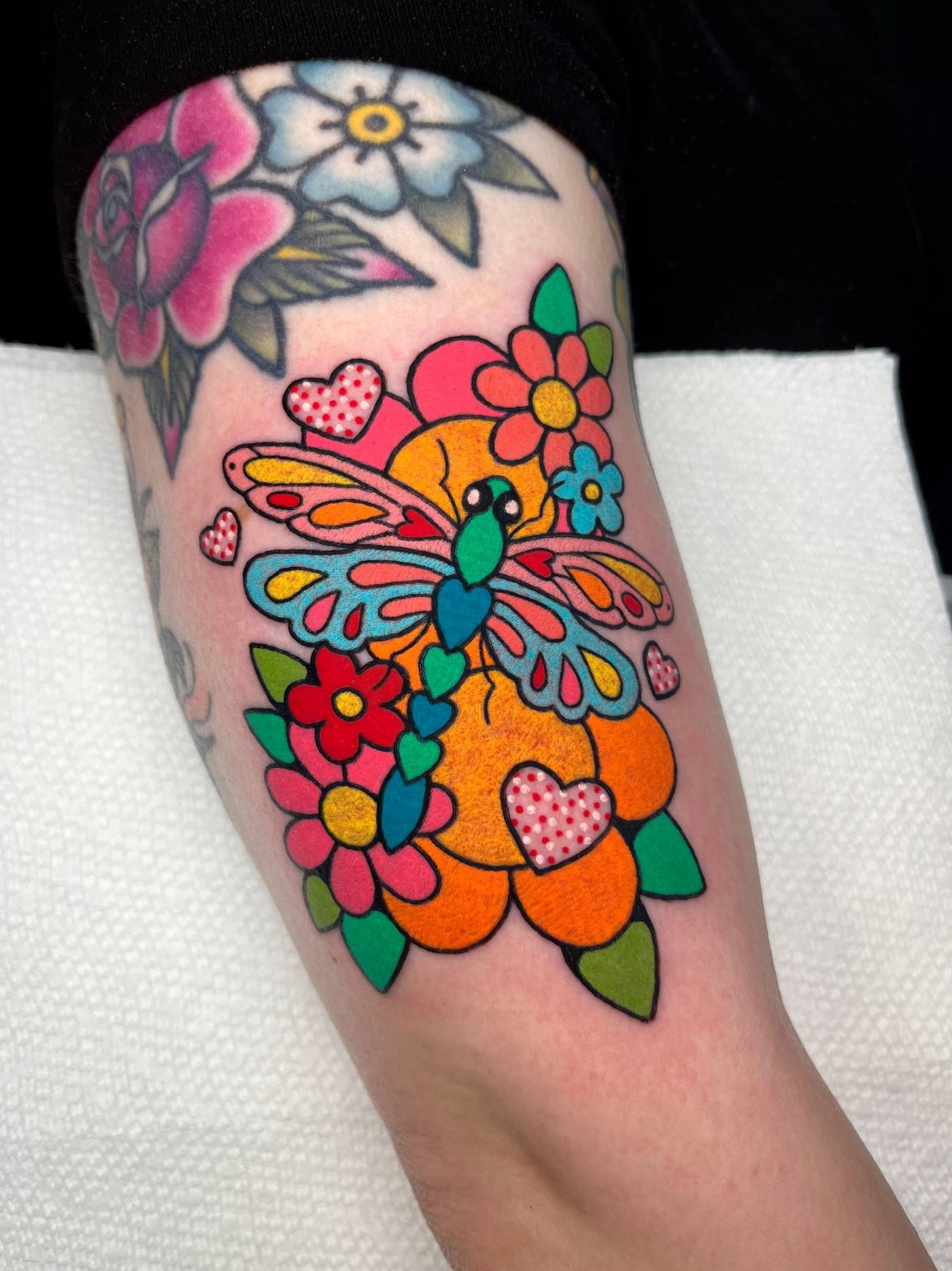 Work by Alena McDonald on thigh