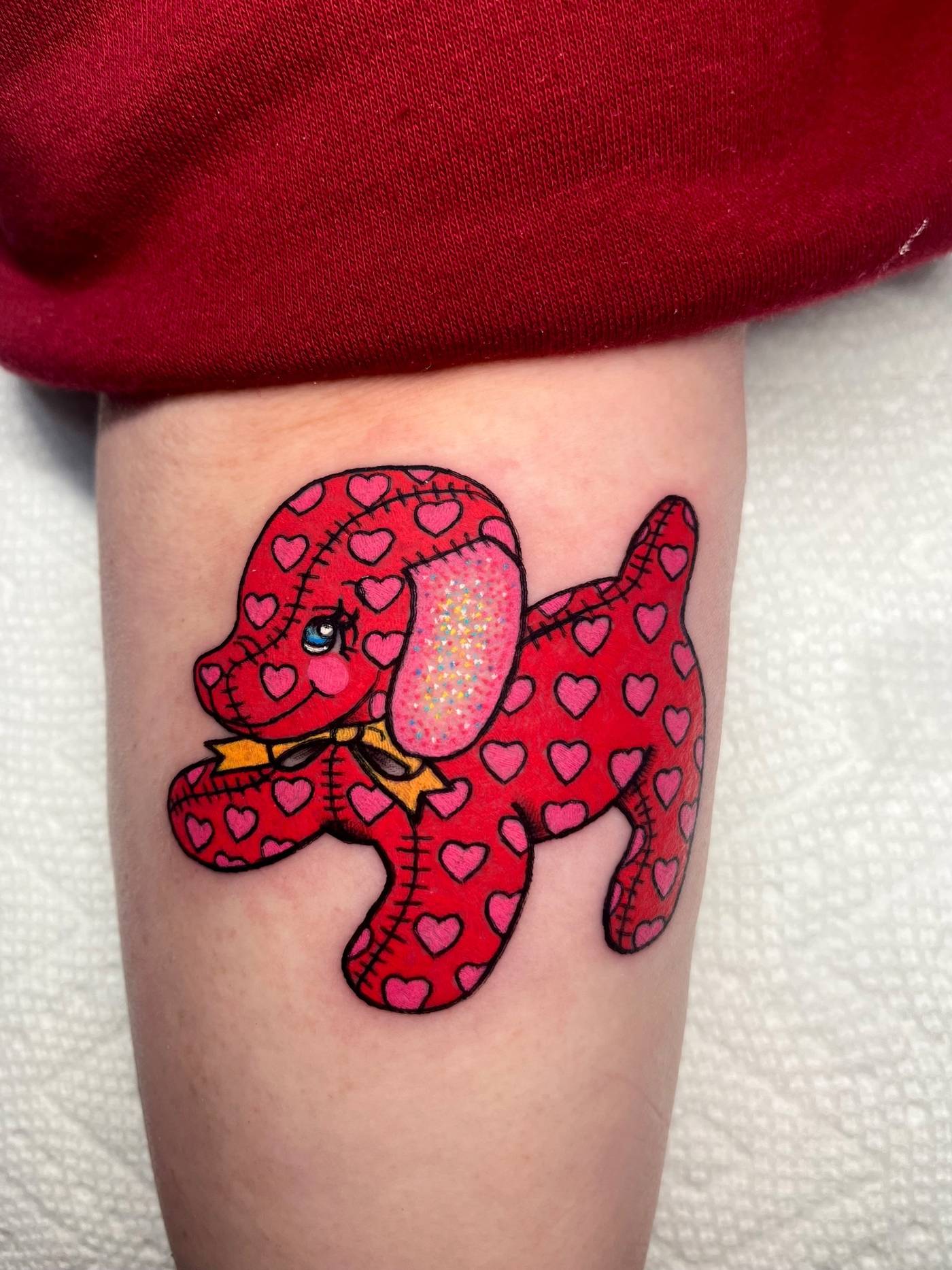 Work by Alena McDonald on thigh