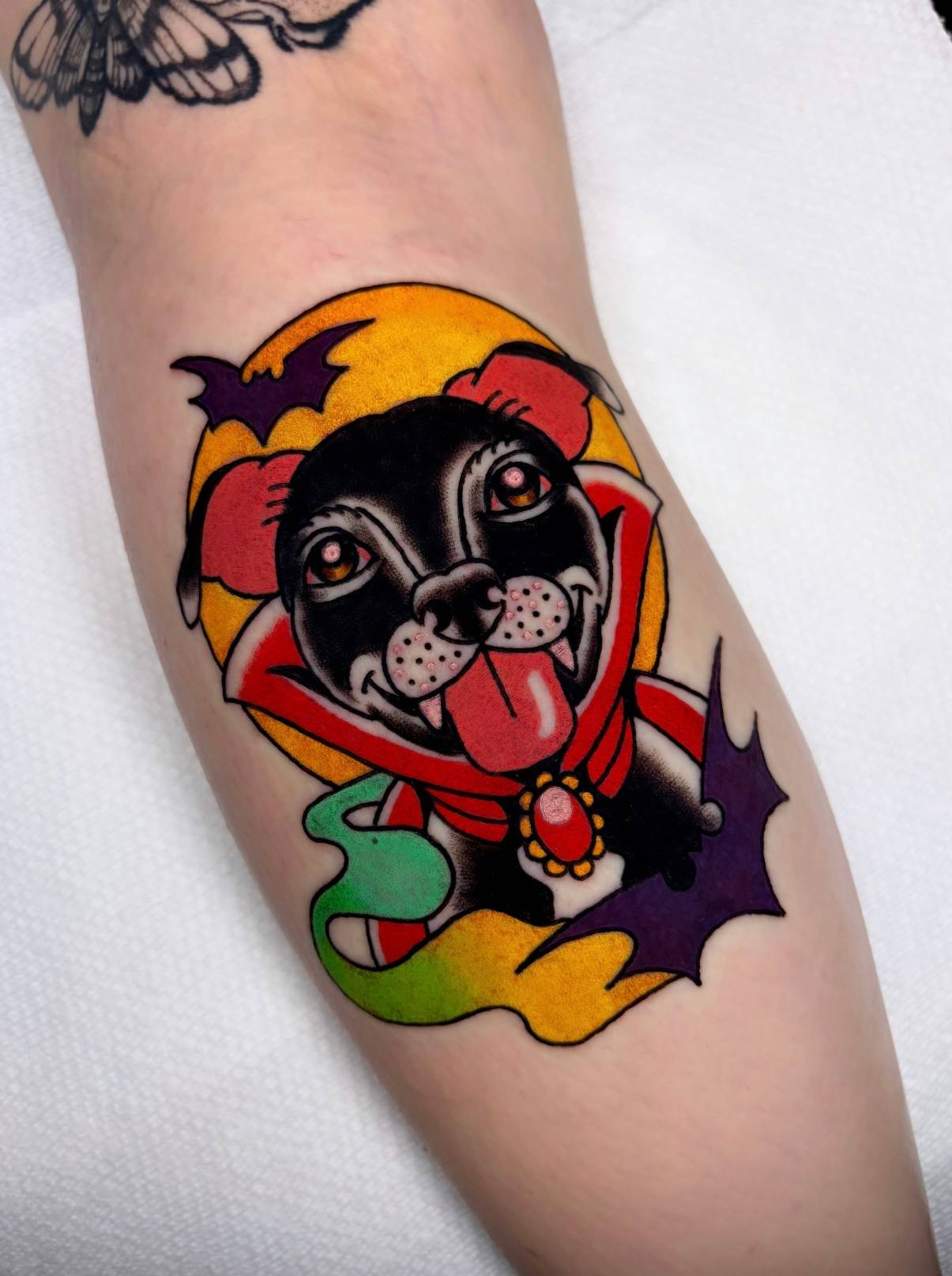 Work by Alena McDonald on forearm