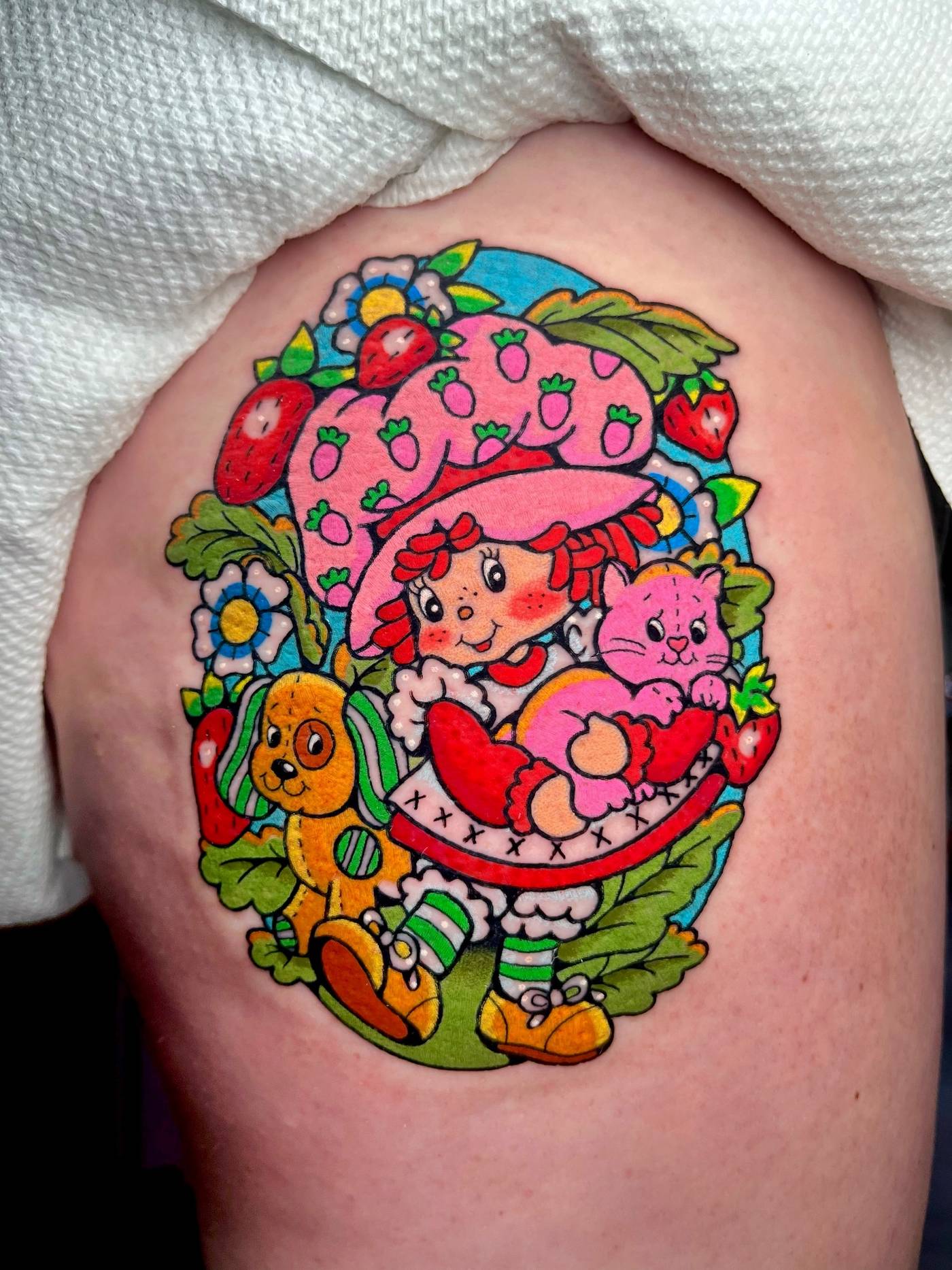 Work by Alena McDonald on thigh