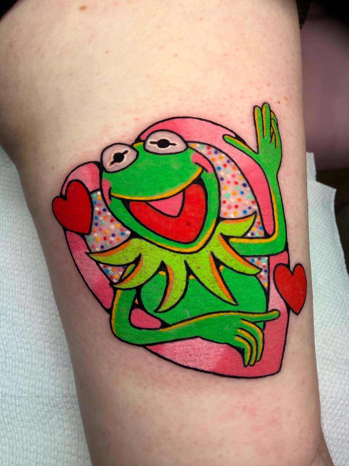 Work by Alena McDonald on thigh