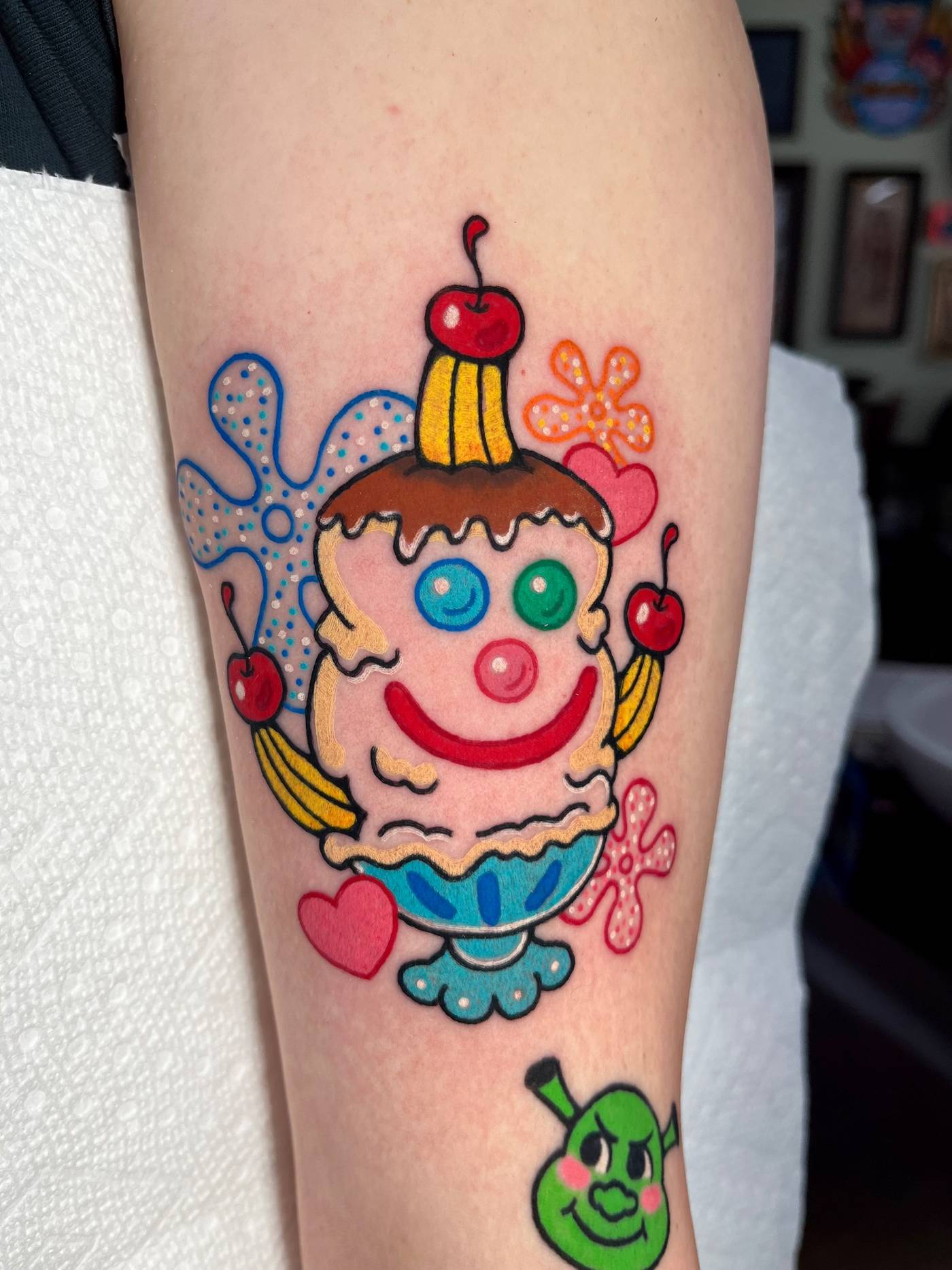 Work by Alena McDonald on forearm